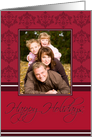 Happy Holidays Christmas Photo Card