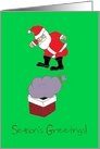 Funny Santa Christmas Cards