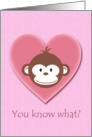 You know what, i am bananas about you card