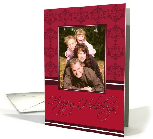 Happy Holidays Christmas Photo card (865358)