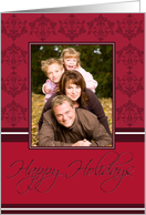 Happy Holidays Christmas Photo Card