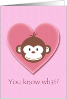 You know what, i am bananas about you card