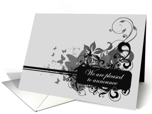 General Blank Announcement Cards Business or Personal Use... (906446)