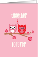 Together Forever Friend Love card