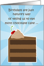 Eat More Cake Birthday Card