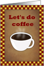 Let’s Do Coffee Invite card