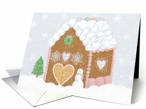 Christmas, Gingerbread House Holiday Greeting card (868231)