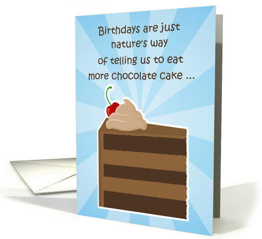 Eat More Cake Birthday card (868352)