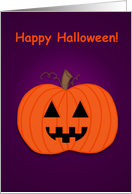 Jack O’Lantern Halloween Card