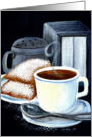 Coffee and Beignets card