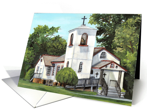 Rural Church card (866015)