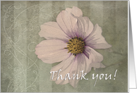 Thank you, flower card