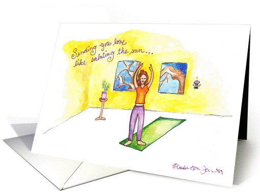 Sending You Love Like Saluting the Sun card (879508)