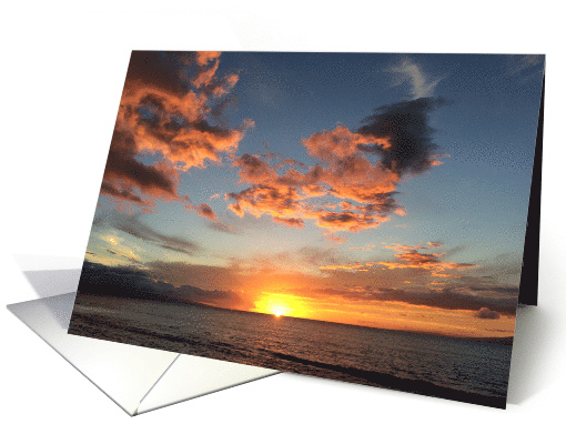 Maui Sunset 2 card (1495110)