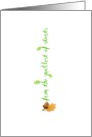 From the smallest of starts to amazing, inspirational note card ! card