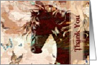 Thank the Horse Lover in Your Life, butterfly fantasy. card