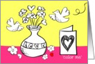 Color Me Collection Happy Valentine’s Day love birds ! card