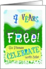 Let’s celebrate the fourth anniversary of being cancer free! card