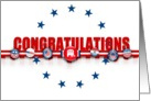 CONGRATULATIONS Republican, winning election, celebration invitation! card