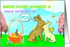 Easter moments & warm thoughts of you on your birthday! card
