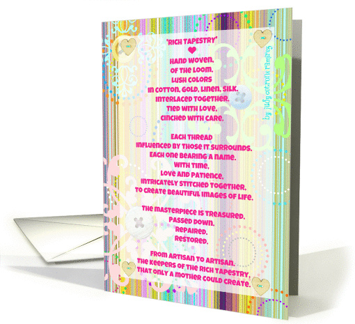 Thank you Mom for being who you are! Wonderful!!! card (1068715)