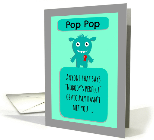 Happy Birthday perfect Pop Pop from perfect me! card (1285306)