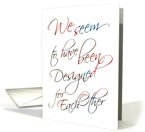Happy Anniversary to the perfect person for you, your soul mate! card