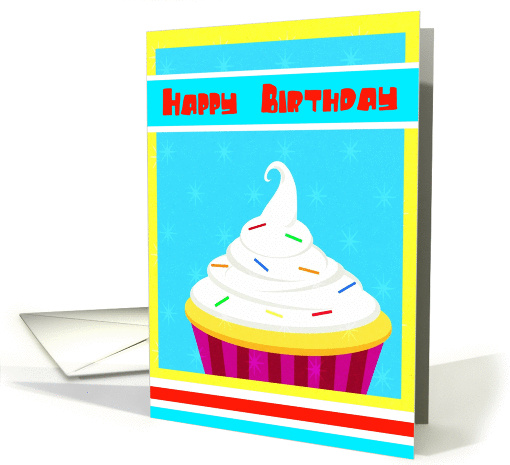 Happy Birthday Cupcake! card (872232)