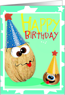 Happy Birthday to a Real Nut! card