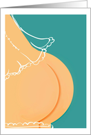 No Love from her, kiss my butt! card