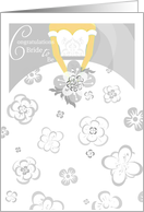 Bridal Shower Congratulations Bride-to-be, important day & night! card