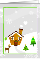 Christmas holiday full of winter wonder! card
