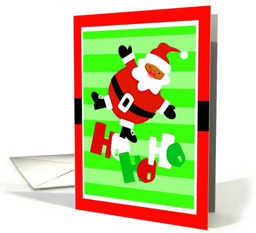 Santa Christmas, Ho Ho Hope it's full of surprises! card (875933)