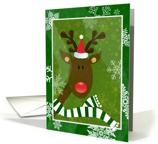 Christmas reindeer, magic of Christmas! card (876438)