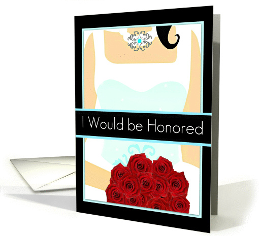 I would be honored, walk me down the aisle Invitation,... (878998)