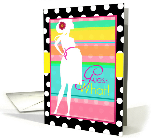 Guess What, It's a girl!, Expecting card (881477)