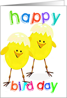 Happy Birthday, from one hot chick to another! card