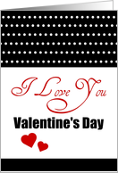 Valentine’s Day, I Love You everyday, with hearts! card