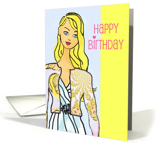 Happy birthday, style all your own, blonde, funky sweater,... (893324)