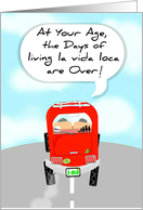 Spanish feliz cumpleanos, happy birthday, living la vida loca! card