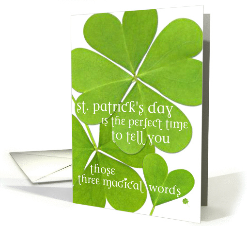 Gettin' Lucky on St. Patricks's Day! card (899562)