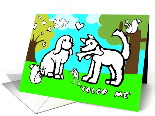 Color my world with love 'Color Me' Collection! card (926708)
