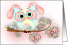 Happy Easter From a Sweet Little Hooty card