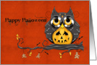 Happy Halloween Owl Card