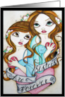 Sisters Are Forever Encouragement Card