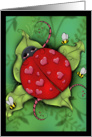 Lovebug - Ladybug Fantasy Thinking of You Card