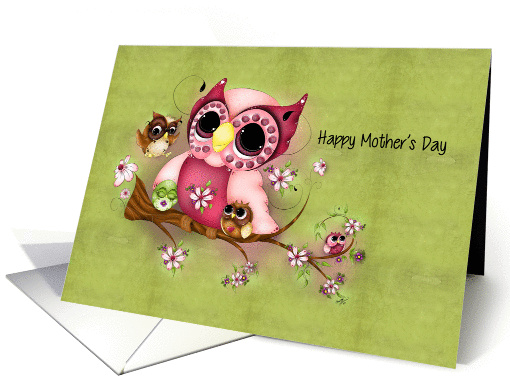 Happy Mother's Day Owl card (1065935)