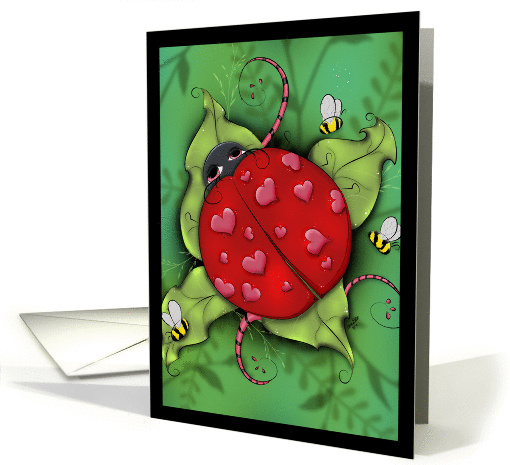 Lovebug - Ladybug Fantasy Thinking of You card (950154)