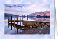 Birthday Lake District of Derwentwater, Custom Card