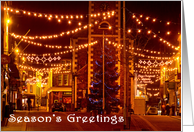 Keswick Christmas lights, Season’s Greetings - The Lake District card